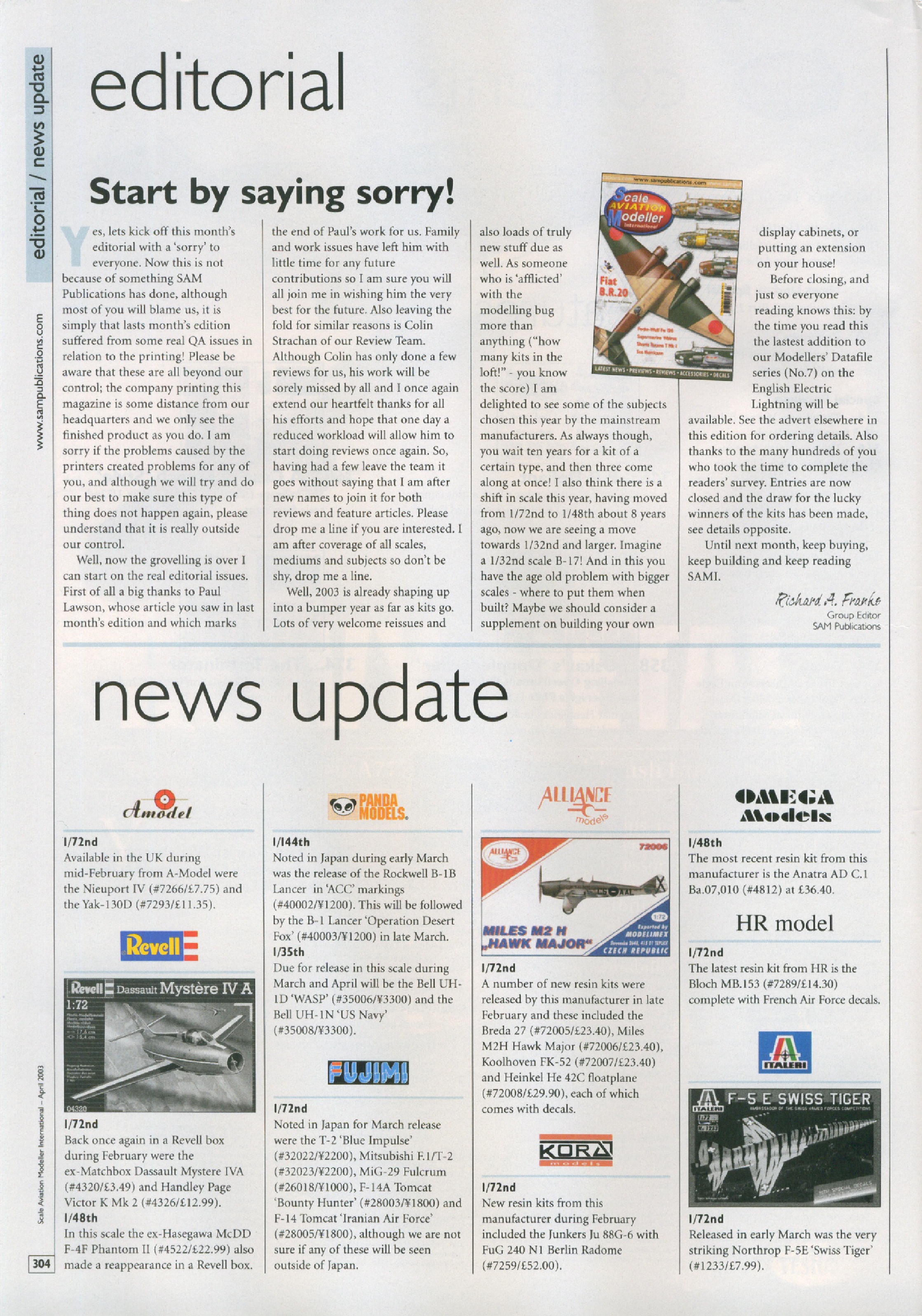 Scale Aviation Modeller International 2003-04